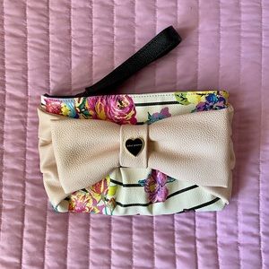 Pink Betsey Johnson Pouch